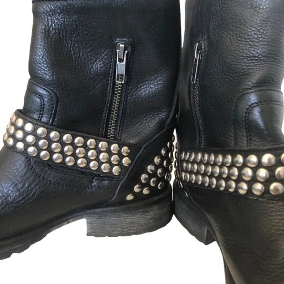 Steve Madden studded leather combat boots - Picture 13 of 13
